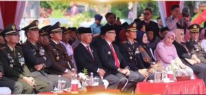 Kondisi perayaan HUT Bhayangkara ke 78 di Kota Batu