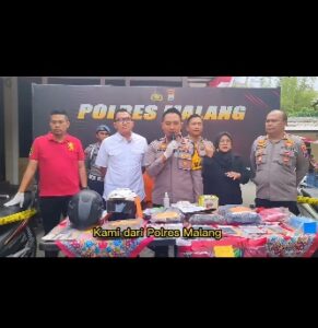 Komisaris Polisi Imam Mustolih dalam konferensi pers pembunuhan IRT di Polres Malang, Senin (22/7). Foto; tangapan layar instagram polresmalag_polisiadem