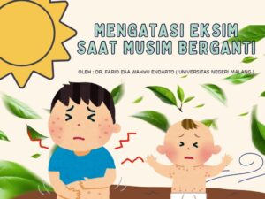 Eksim atau dermatitis atopik adalah kondisi kulit kronis yang memerlukan perhatian ekstra, terutama saat musim berganti. Foto: UM