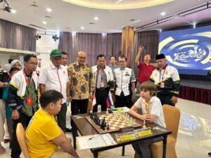 Kota Surabaya untuk pertama kalinya menggelar turnamen catur berstandar internasional yang diakui oleh Federasi Catur Internasional (FIDE). Foto: Kominfo Jatimprov
