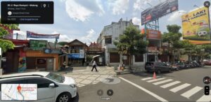 Kayutagan Heritage dari jl. Gempol-Malang, tangkapan layar dari google maps