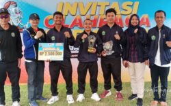 Kontingen Kota Malang menunjukkan performa yang sangat mengesankan dengan meraih juara dua pada cabang olahraga egrang. Foto: Pemkot Malang