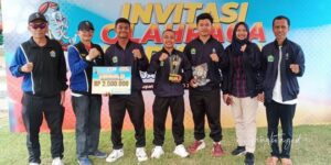 Kontingen Kota Malang menunjukkan performa yang sangat mengesankan dengan meraih juara dua pada cabang olahraga egrang. Foto: Pemkot Malang