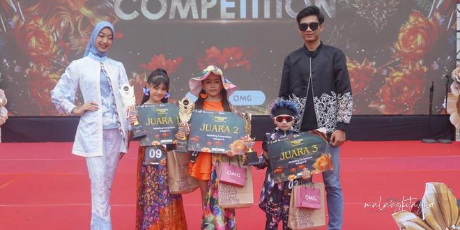 Puluhan model cilik tampil memukau di Malang Flower Carnival