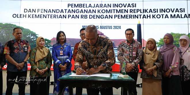 Kementerian Pendayagunaan Aparatur Negara dan Reformasi Birokrasi (KemenPANRB) RI menandatangani komitmen replikasi inovasi BREXIT (Braille e-Ticket And Extraordinary Access for Visual Disabilities).