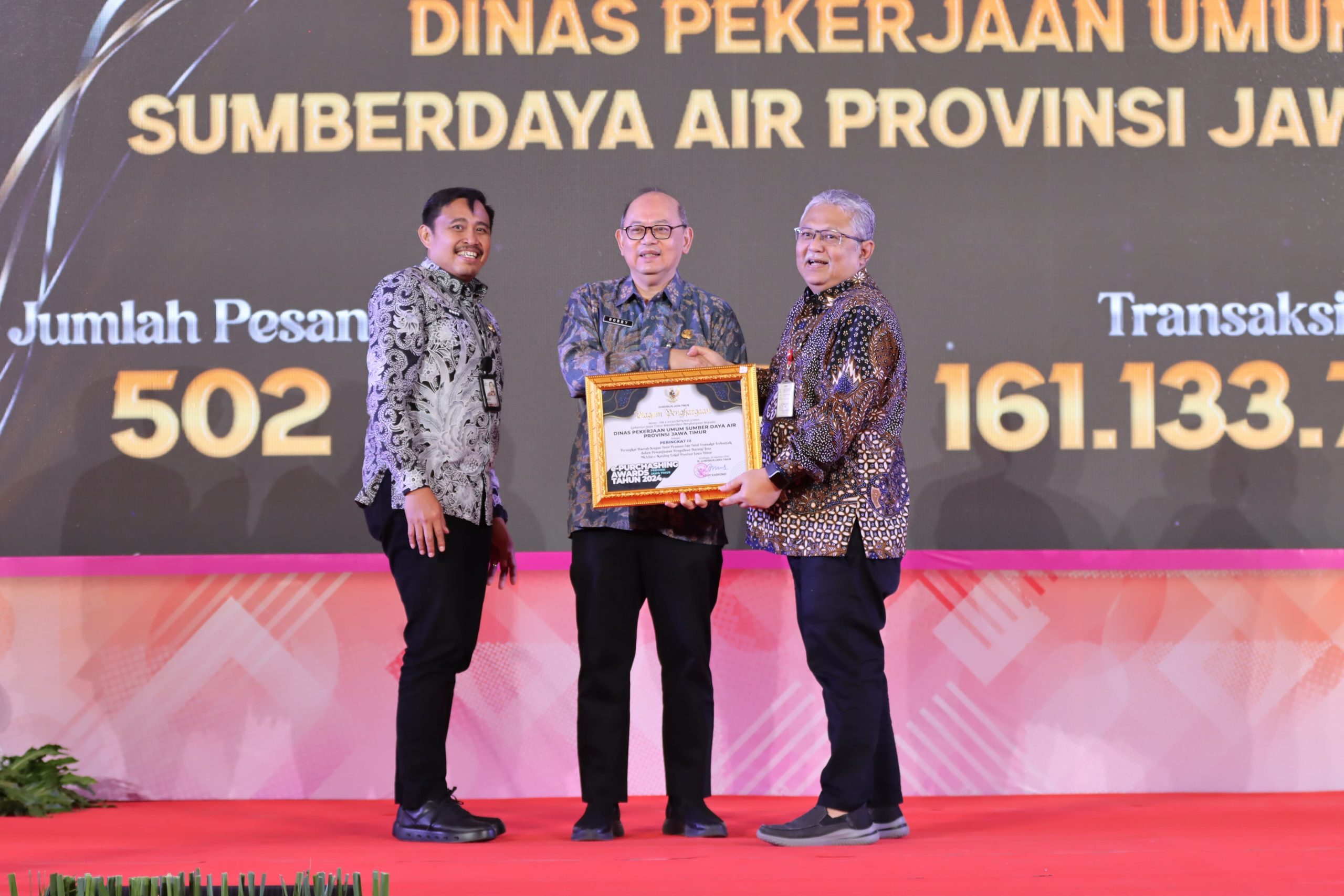 ,- Pemerintah Provinsi Jawa Timur (Pemprov Jatim) terus berupaya meningkatkan efisiensi dan transparansi dalam pengadaan barang dan jasa melalui pemanfaatan aplikasi Jatim Bejo
