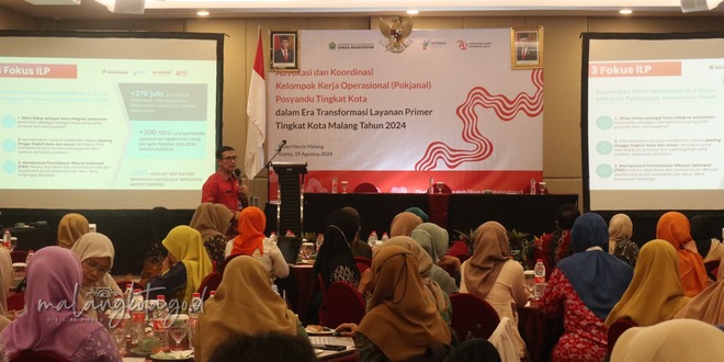 Dinas Kesehatan (Dinkes) Kota Malang telah melaksanakan kegiatan advokasi dan koordinasi Kelompok Kerja Operasional (Pokjanal) Posyandu Tingkat Kota di Hotel Harris Kota Malang pada Kamis, (15/8).