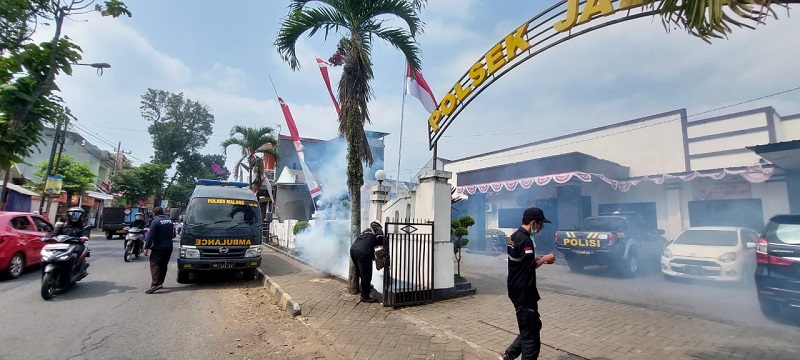 Giat fogging polres Malang