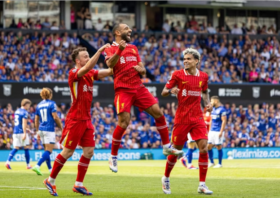 Liverpool menang atas Ipswich town