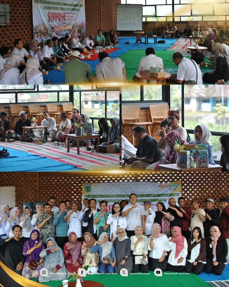Dalam upaya mendukung pengembangan UMKM dan sektor ekonomi kreatif, Dinas Penanaman Modal dan Pelayanan Terpadu Satu Pintu (DPMPTSP) Kota Batu menggelar acara “Njagong Bareng SI KUAT DI IKAT