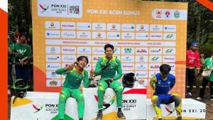 PON XXI tahun 2024 menjadi momen bersejarah bagi Pandu Satrio Perkasa, atlet downhill asal Kota Batu.