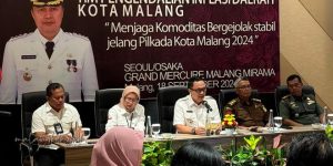 Tim Pengendalian Inflasi Daerah (TPID) Kota Malang menyelenggarakan High Level Meeting (HLM) pada Rabu, (18/9)
