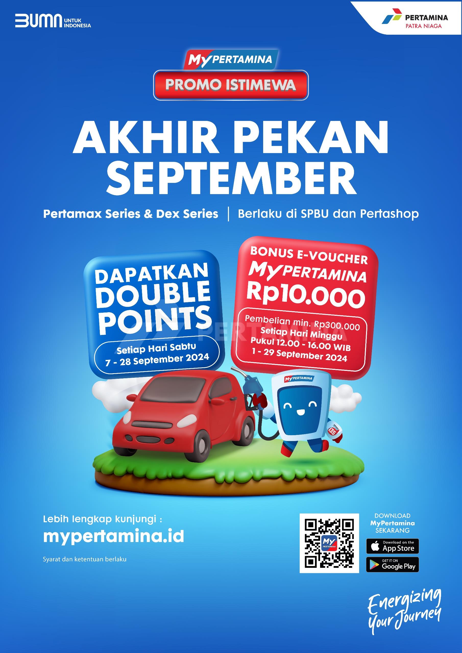 Pertamina Patra Niaga kembali memanjakan pelanggan setianya di Hari Pelanggan Nasional 2024 dengan serangkaian promo eksklusif yang sangat menarik.