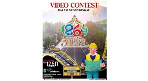 Dalam rangka memperingati Hari Jadi Kabupaten Malang ke-1264, Dinas Pekerjaan Umum Bina Marga Kabupaten Malang menggelar lomba konten video bertema “Infrastruktur untuk Konektivitas Bangsa.”