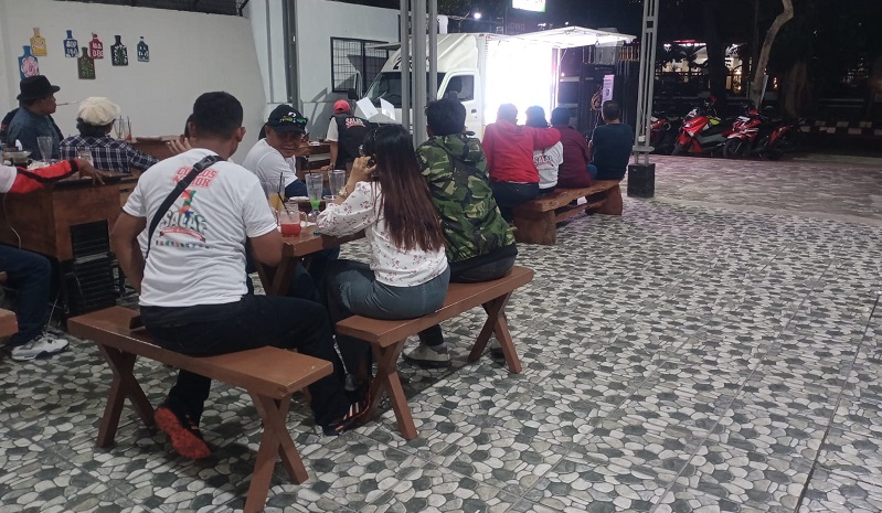 Simpatisan paslon SaLaf