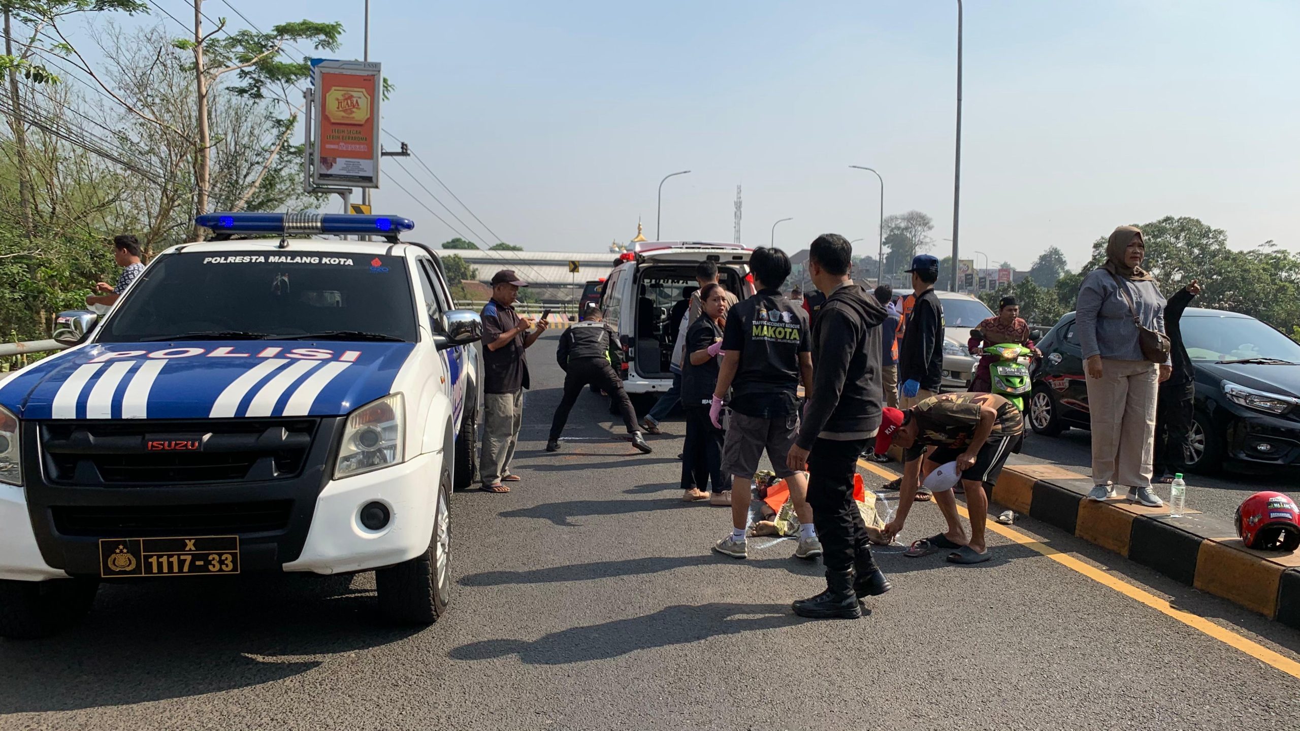 Bocah Tewas Kecelakaan Malang