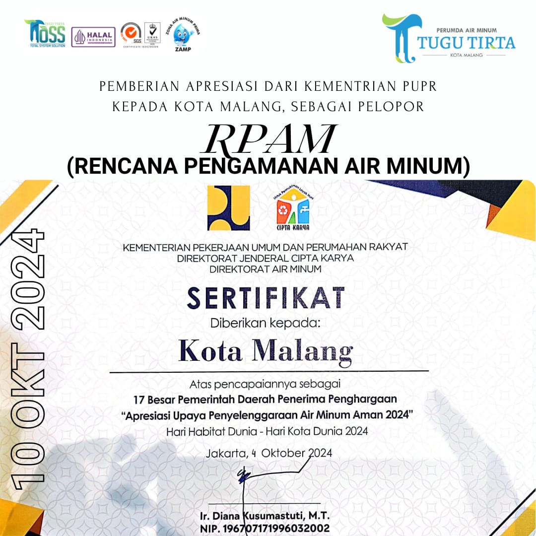 Perumda Tugu Tirta Kota Malang